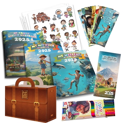 Jehovahs Witness Kids Supplies - Meeting Bundle 7 in 1 Pack