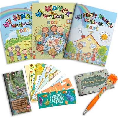 Jehovahs Witness Kids Supplies - Meeting Bundle 7 in 1 Pack