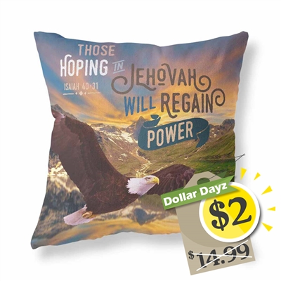 Cushion Cover for Jehovah's Witnesses Features the 2018 yeartext