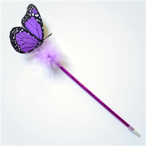 Colorful Kids Caleb & Sophia Magnetic Butterfly Pen with Encouraging Phrase