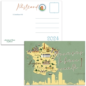 2024 special convention postcard for France