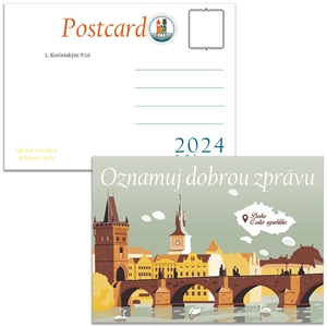 2024 special convention postcard for Czech Republic