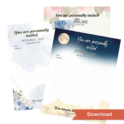 2024 JW Memorial Letter Stationery Printable Designs