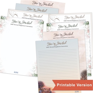 2026 JW Memorial Letter Stationery Printable Designs