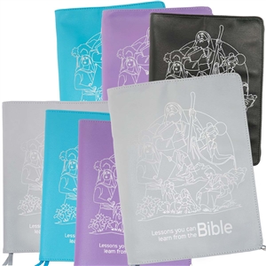 Leatherette cover for "Lessons You Can Learn From the Bible" study book in various colors