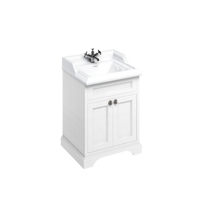 Burlington Classic 65cm Basin with Furniture Unit & Doors