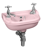 TRTC Churchill Pink Cloakroom Basin