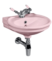 TRTC Grafton Pink Cloakroom Basin