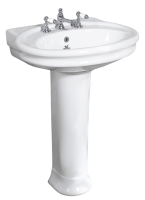 TRTC Grafton 650mm Basin & Pedestal