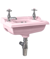 TRTC Chamberlain Pink Square Cloakroom Basin