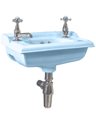TRTC Chamberlain Blue Square Cloakroom Basin