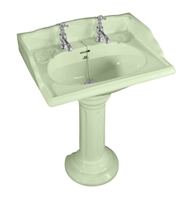TRTC Chamberlain Green 635mm Basin & Pedestal