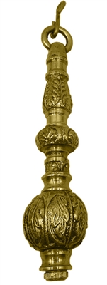 Antique Metallic Toilet Pull 2