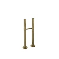 Burlington Gold Bath Stand Pipes with Support Bar