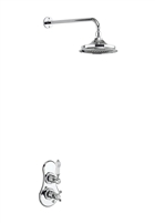 Burlington Severn Thermostatic Concealed Single Outlet Shower Valve & Rose