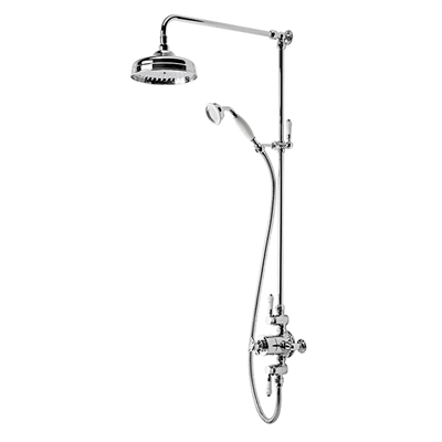 Tavistock Varsity Thermostatic Exposed Dual Function Valve with Shower Handset