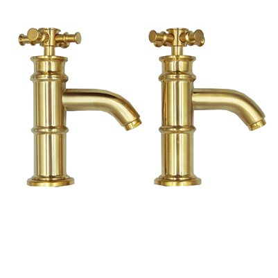 TRTC Barelo Bath Taps - Brushed Brass