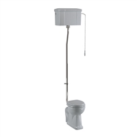 Burlington Moon Grey High Level Toilet with Various Finishes