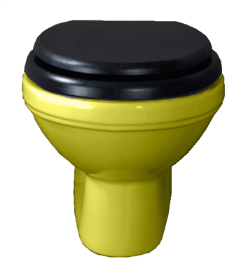 TRTC Churchill Yellow Wall Hung Toilet Pan