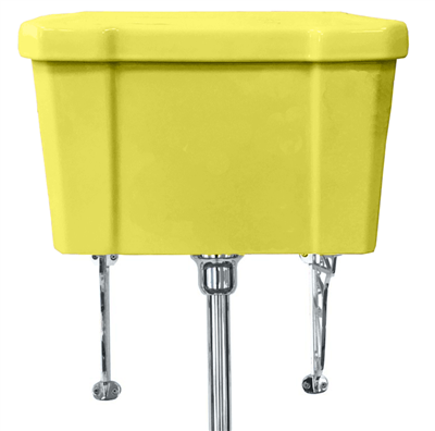 Art Deco Yellow Cistern