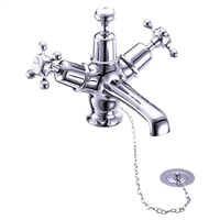 Burlington Claremont Basin Mixer with Plug and Chain Waste