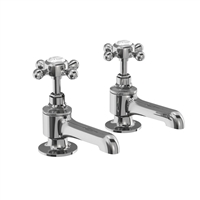 Burlington Stafford Bath Taps Deck Mounted