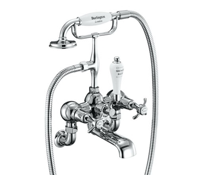 Burlington Anglesey Wall Mounted Bath Shower Mixer - AN17 & AN21