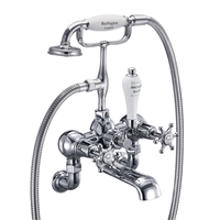 Burlington Birkenhead Bath Shower Mixer Wall Mounted - Various Finishes