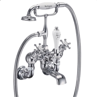 Burlington Birkenhead Regent Angled Bath Shower Mixer Wall Mounted - Various Finishes