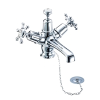 Burlington Birkenhead Basin Mixer with Plug and Chain Waste