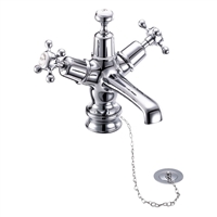 Burlington Claremont Regent Basin Mixer with Plug and Chain Waste