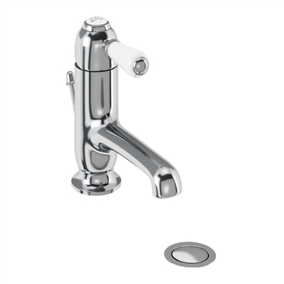 Burlington Chelsea Straight Basin Mixer with Pop Up Waste