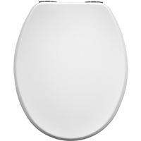 Bemis White Asti Statite Silentium Wooden Toilet Seat