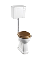 Burlington Low Level Slimline Push Button Toilet - Various Finishes