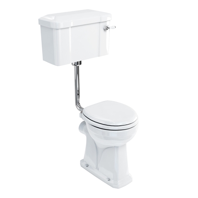 Burlington Regal Low Level Toilet with Lever Cistern - Various Finishes