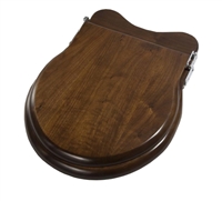 Traditional Wooden Round Toilet Seat