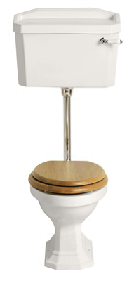 Heritage Granley Standard Height Low Level WC - Vintage Gold