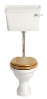 Heritage Dorchester Standard Height Low Level WC - Vintage Gold