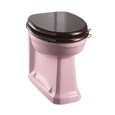 TRTC Art Deco Pink Back-to-Wall Pan