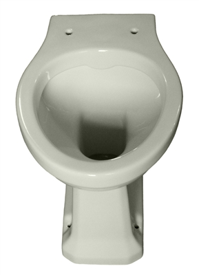 TRTC Art Deco Ivory Low Level/High Level Toilet Pan