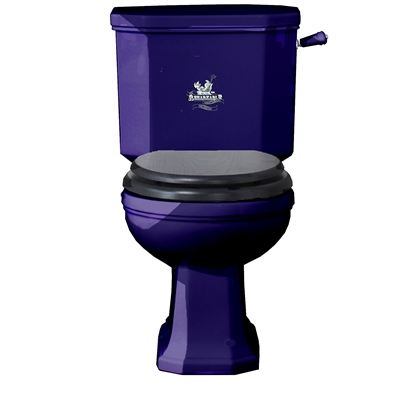 TRTC Churchill Doulton Blue Close-Coupled Toilet