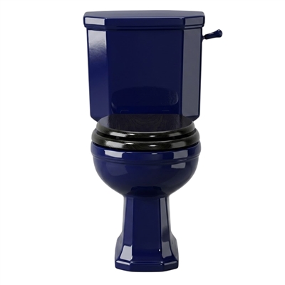 TRTC Churchill Doulton Blue Close-Coupled Toilet