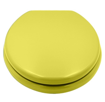 TRTC Art Deco Yellow Soft Close Seat