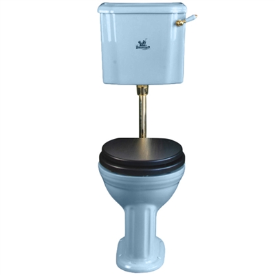 TRTC Walpole Blue Low Level Toilet