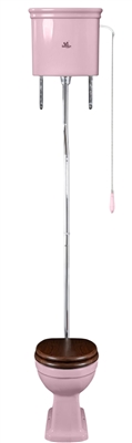 TRTC Balfour Pink High Level Toilet & Cistern