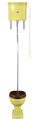 TRTC Balfour Yellow High Level Toilet & Cistern