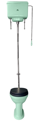 TRTC Walpole Tiffany Green High Level Toilet & Cistern