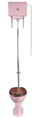 TRTC Chamberlain Pink High Level Toilet & Cistern