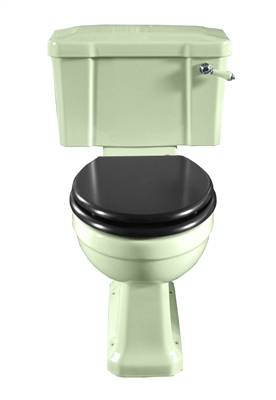 TRTC Art Deco Green Close Coupled Toilet