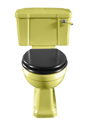 TRTC Yellow Art Deco Close Coupled Toilet